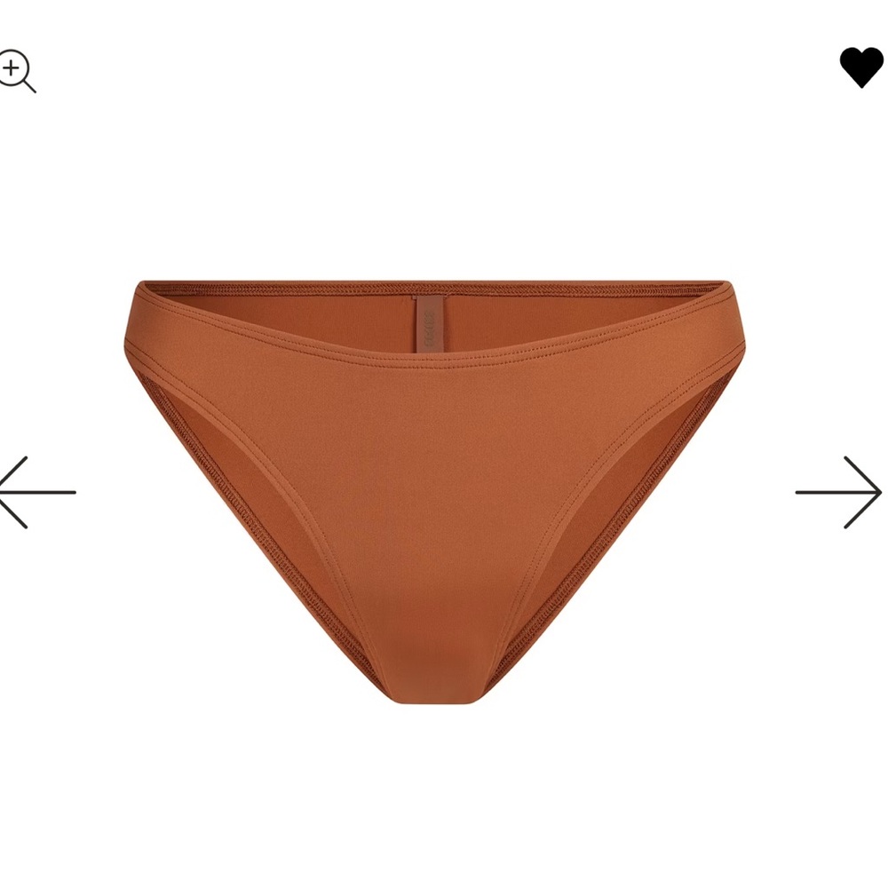 SKIMS Dipped Bikini Bottom, Bronze